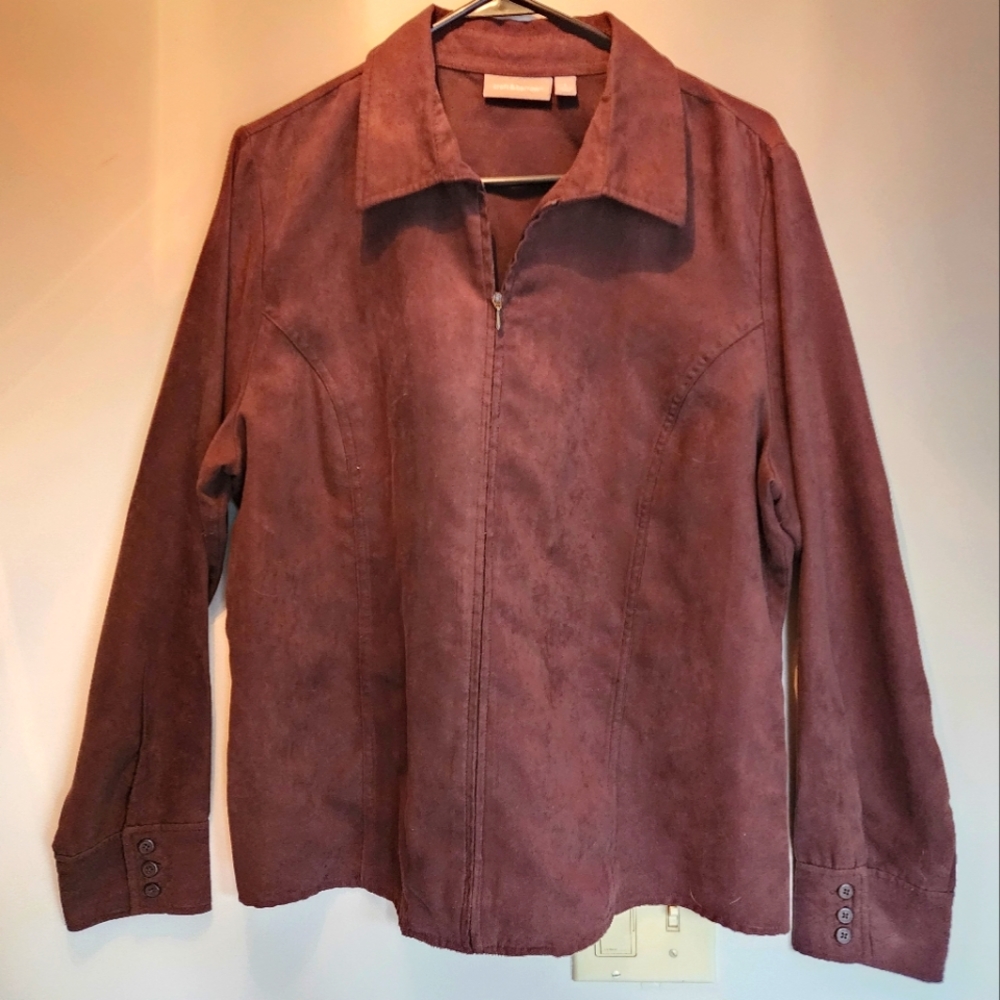 Croft and Barrow Kohls suede jacket